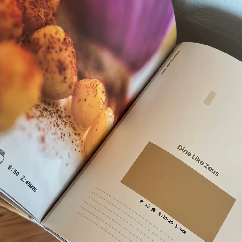 Dinner Dates Cookbook - White